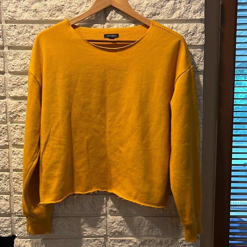 Cropped sweatshirt